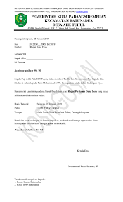 Oke kalo mau undangannya lebih rapih dan menarik lagi, anda bisa download langsung contoh surat di atas yang sudah dibuat dalam ms. Pdf Contoh Surat Undangan Desa Pdf Reza Harahap Academia Edu