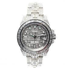 Rolex datejust 41 iced out diamonds vs quality factory. Gmt Master Ii Stahl Iced Out 116710ln Rolex