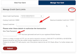 Enter the otp and click on 'submit'. How To Set Transaction Limit In Icici Credit Card Mobile And Internet Banking