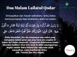Due to the promises made in the sura and in various hadith. Doa Malam Lailatul Qodar Asmaul Husna Center