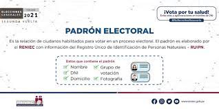 Padrón electoral y quién puede votar se aproxima la segunda vuelta electoral del país y solo podrán ejercer su derecho a votos aquellos ciudadanos que estén dentro del padrón electoral. El Padron Electoral Cierra Un Red Noticias Norte Chico Facebook