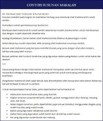 Contoh Susunan Makalah Sederhana Baik Benar Lengkap Surat Sederhana Kebenaran