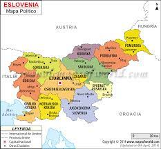 Mapa de eslovenia, oficialmente la república de eslovenia, que se encuentra en el sur de europa central y formaba parte de las ex repúblicas tras la caída del imperio romano santo, eslovenia vino bajo la dinastía de habsburg, que gobernaron la región hasta 1918. Mapa De Eslovenia Geografia Moderna
