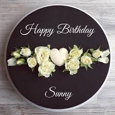 Attractive Birthday Cake For Wife Design Black Dark Chocolate Birthday Wishes Cake Pic With Name Birthday Wishes Cake Happy Birthday Chocolate Cake Birthday Cake For Wife