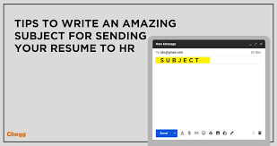 Subject when you send resume. Resume Subject For Sending To Hr Ways To Write The Best Subject