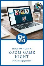 How To Host A Zoom Game Night Virtual Games Game Night Games