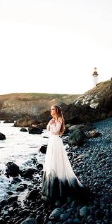 Black And White Ombre Wedding Dress 15 Colored Wedding Dresses To Make You A Stylish Bride Colored Wedding Dresses Ombre Wedding Dress Black Wedding Dresses