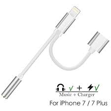 Silver Lightning Adapter Splitter For Iphone 7 7plus Wansin Dual Lightning Charging Audio Headset Adapters Support Calling Function Music Control Ios 10 3 Buy Online In Azerbaijan Luminira Products In Azerbaijan