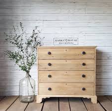 How To Get This Look Raw Dresser Makeover Market House Restorations Raw Wood Furniture Wood Dressers Makeover Vintage Furniture Diy