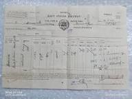 1942 East Indian Railway coal shipment receipt