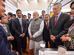 Modi met with top news. Pm Modi Launches 3 Indian Digital Payment Apps In Singapore India News Times Of India