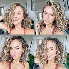 Wavy Hair Blonde Curly Hair Blonde Highlights Curly Hair Wavy Curly Hair