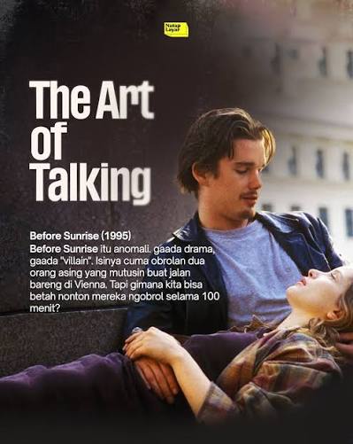 Some call it overrated, a film inflated by discourse, canonized too  quickly, loved too loudly. But cultural impact isn't measured by unanimous  praise. It's measured by conversation 🙌 #beforesunrise #movie #cinema  #film #