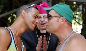 Cubanos realizam casamento simbólico de gays e transexuais