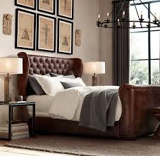 Churchill Leather Bed With Footboard Leather Headboard Bedroom Bedroom Design Luxurious Bedrooms