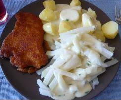 Kohlrabigemuse Mit Kartoffeln Und Heller Sosse Rezept Kohlrabi Gemuse Rezepte Kohlrabi