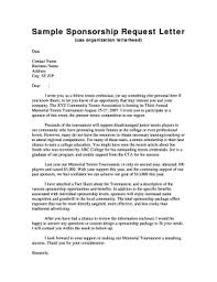 24 Printable Sample Sponsorship Letter Forms And Templates Fillable Samples In Pdf Word To Download Pdffiller