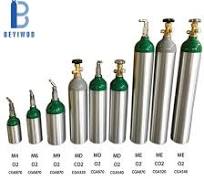 [Hot Item] High Quality DOT Medical 2.75L 4.55L 21L Aluminum Oxygen Gas Cylinder