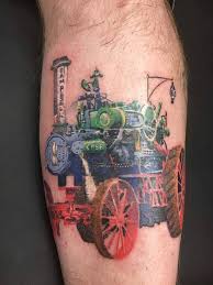 See more ideas about tattoos, cool tattoos, farm tattoo. Steam Tractor Full Throttle Tattoo ÙÙŠØ³Ø¨ÙˆÙƒ