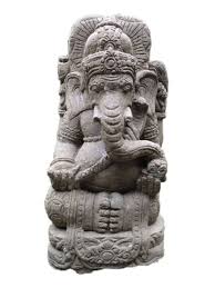 Carved Green Stone Ganesha Statue This Unique And Symbolic Piece Will Make A Great Addition To Your Home Or Garden Antique Wicker Statue Wicker Peacock Chair