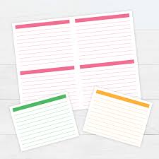 How to make index cards in microsoft word 2016 microsoft. Printworks Templates For Index Cards Flash Cards Postcards And More