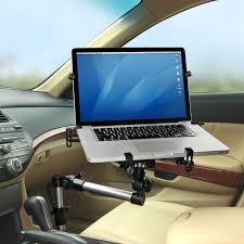 The Foldaway Automobile Laptop Mount Hammacher Schlemmer In 2020 Vehicle Laptop Mount Gadgets Geek Gadgets