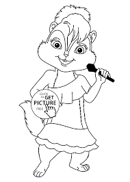 Have fun coloring these characters of alvin and the chipmunks movie! Alvin And The Chipmunks Coloring Pages Coloring For Kids Coloring And Drawing