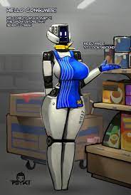 1537 (psyk323) clerk female psyk323 robot robot girl 