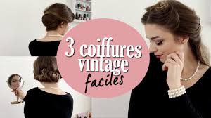 Cette coiffure simple à réaliser consiste à placer l'ensemble de sa crinière sur une. En Video 3 Coiffures Vintage Faciles Rapides Cheveux Mi Longs Flashmode Magazine Magazine De Mode Et Style De Vie Numero Un En Tunisie Et Au Maghreb