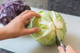 How To Cut Cabbage How To Core Slice And Shred Fresh Cabbage