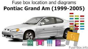 Curtis plow wiring harness diagram for. Fuse Box Location And Diagrams Pontiac Grand Am 1999 2005 Youtube