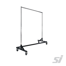 Take the minimalist approach to hanging your clothing with a this instantly creates a stable clothes rack without the need for messy glue or botched diy jobs. Z Rack Heavy Duty Clothes Rack Garment Racks Fashion Accessories Product Display Systems Shop By Product Si Retail