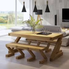 Try something new with our range of dining table bench sets at next. Z Solid Oak Furniture Dining Table And Two Benches Set Sale Now On