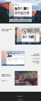 Fluent Design Groove Music On Behance Fluent Design Design Design System