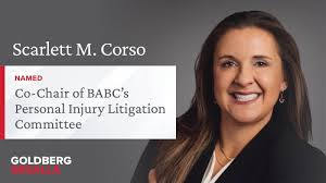 Goldberg Segalla partner Scarlett Corso will serve in an executive role for  the Bar Association for Baltimore City as co-chair of the Personal Injury  Litigation Committee for 2025-2026. Wishing you…