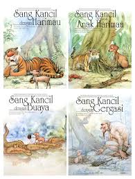 Buku ini merupakan kumpulan kisah tentang si kancil yang cerdik dan juga berisi kisah binatang lain. Buku Himpunan Kisah Dongeng Sang Kintara Collection Facebook