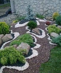 Garden Design With Decorative Stones My Desired Home Front Yard Landscaping Design Succulent Landscape Design Landscape Design