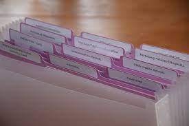 New Baby File Organizer Purple Folders In Clear Case Unisex Etsy Baby Shower Gifts Perfect Baby Shower Gift New Baby Products