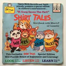 Shirt Tales A Song Saves The Park 7 Vinyl Record Book Castle Rock Records Ks 085 1983 Original Pressing Vinyl Records Songs Recorded Books