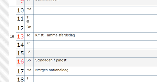 Du kan också se vilken veckodag denna helgdag infaller och hur många dagar det. Vilken Dag Ar Kristi Himmelsfardsdag 2021 Hogtider Och Traditioner