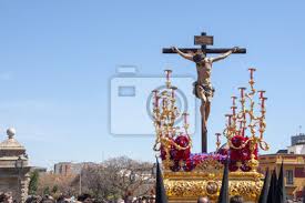 Hermandad de san bernardo sevilla. Cristo De La Hermandad De San Bernardo Semana Santa De Sevilla Wall Mural Murals Holy Sacred Spain Myloview Com