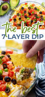 Best Ever 7 Layer Dip Recipe Recipe Layered Dip Recipes Seven Layer Dip Dip Recipes Easy