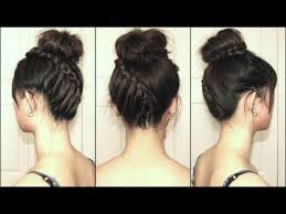 Hair Spiral Staircase Braided Bun Youtube Coiffure Cheveux Maquillage