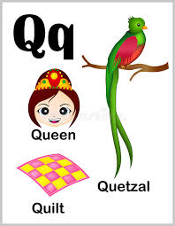 Printing practice pages, the alphabet song and games for helping children to learn letters. Alphabet Letter Q Pictures Stock Vector Illustration Of Language 50724328