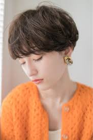 ニュアンスパーマショート ショート パーマ カーリーピクシーヘアスタイル ショートパーマ レディース