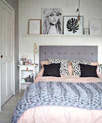 The bed and side tables could turned through 90 degrees in this room if the window was on one of the other walls. Scandi Bedroom Bedroom Inspiration Scandinavian Small Master Bedroom Small Guest Bedroom