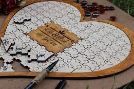 Wedding jigsaw personalised puzzle guest book including free sign made from wood. Guest Books Wedding Guestbook Puzzle Guestbook Jigsaw Guestbook Unique Guestbook Jigsaw Puzzle Guestbook Wedding Guest Book Puzzle Guest Book Rustic Wedding Guest Book Alternative Wedding Guest Book Alternatives