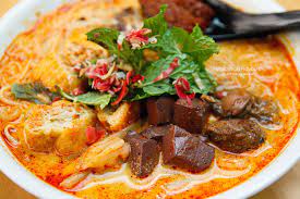 Noodles or curry mee in hokkien, the local chinese dialect; Jia Li Mian Shi Guan Penang Curry Mee Pandan Jaya Kl Malaysian Flavours