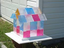 Dvd mosaic tile bird bath. 15 Smart Ways To Use Old Cd Cases
