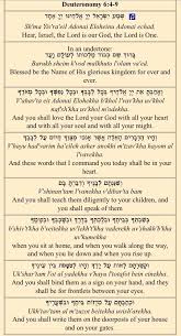Shema In Hebrew And English I Have Actually Printed The Command And Put It On My Doorposts First Thing I Do When Hebrew Lessons Learn Hebrew Shema In Hebrew